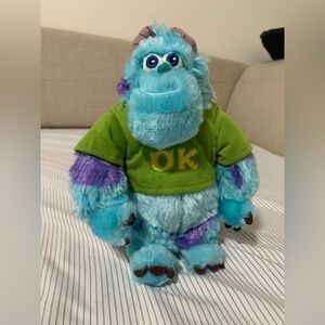 Disney Blue and Green Sulley Plush Toy
